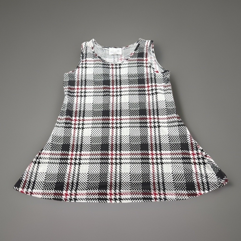 Compli K Houndstooth Long Tank Size M (1577)